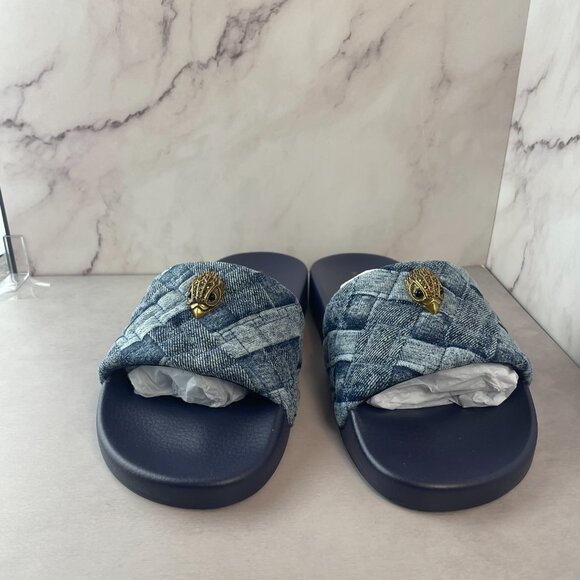 KURT GEIGER DENIM SLIDES 8.5 - Picture 2 of 12